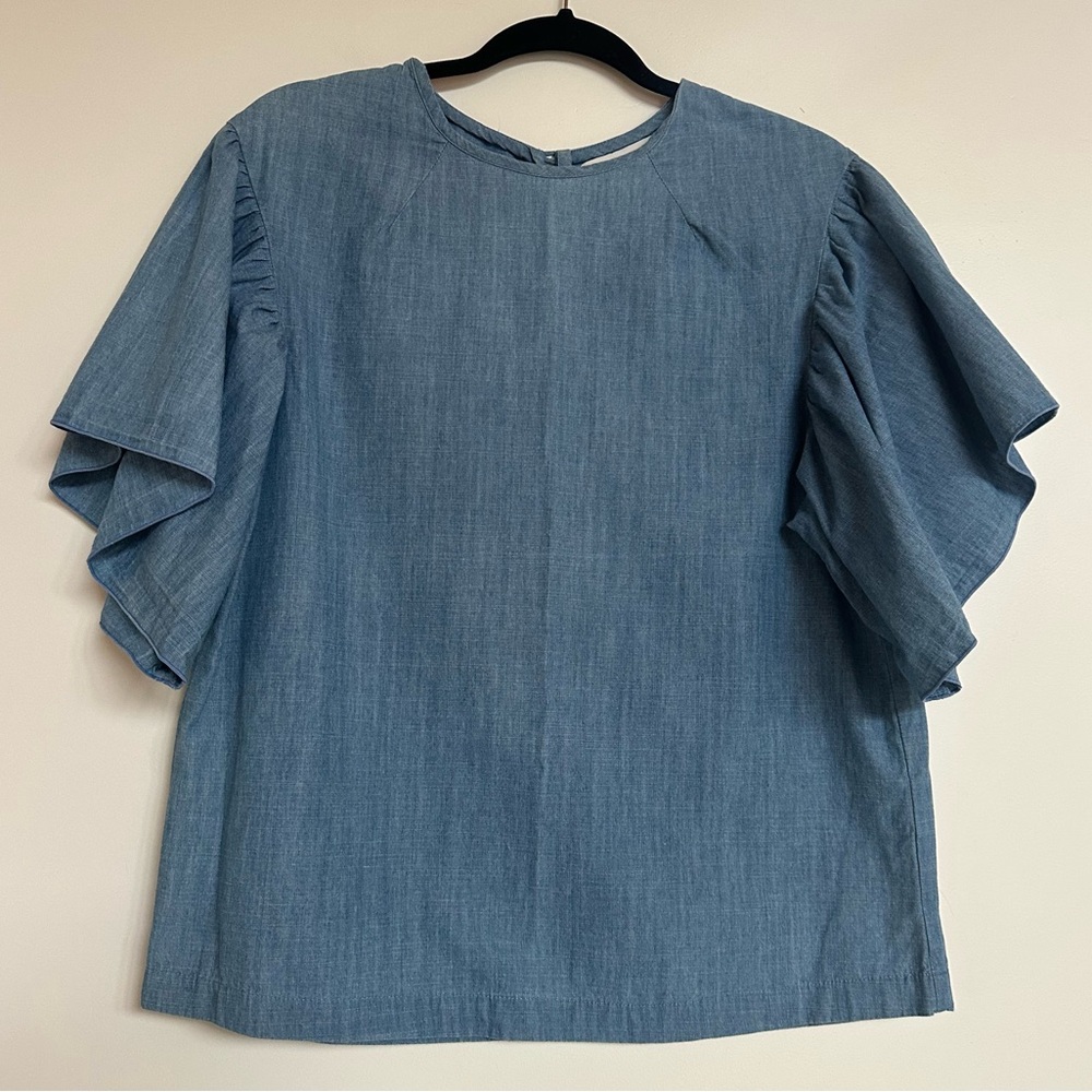 Olympia Etal Denim Chambray Blouse